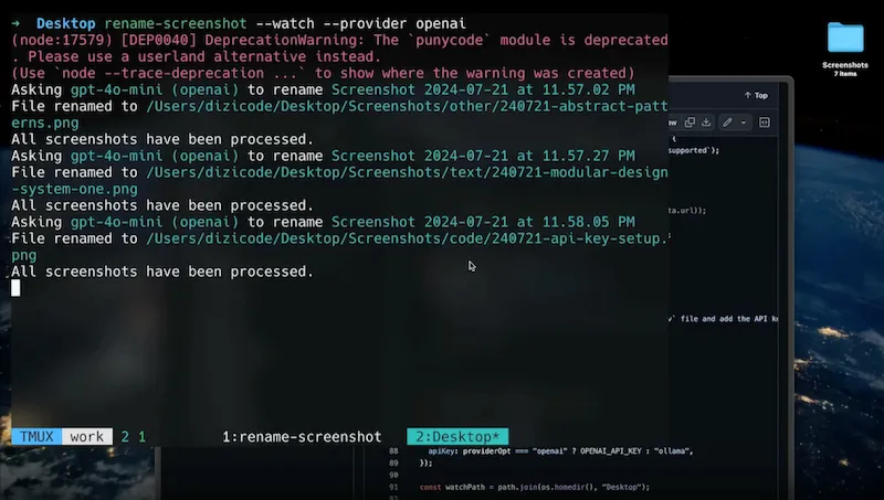 Rename Screenshot