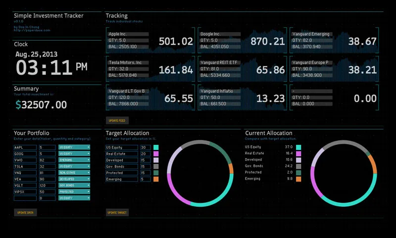 Simple Investment Tracker